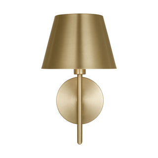 Buy satin-brass Ender Outdoor (Damp) Sconce by Visual Comfort Studio