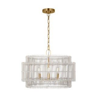 Buy burnished-brass Elio Outdoor (Damp) Pendant by Visual Comfort Studio