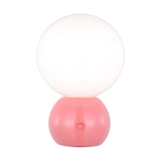 Buy coral-with-milk-glass-and-white-shade Suki Table Lamp by Visual Comfort Studio