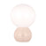 Blush with Undefined Glass and White Shade