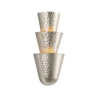 Buy warm-silver-leaf Bucharest Outdoor (Damp) Sconce by Corbett Lighting