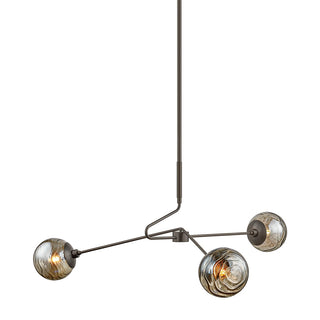Buy true-bronze-and-smoke-shade Nyla Outdoor (Damp) Chandelier by Mitzi