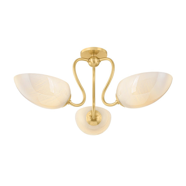 Reva Outdoor (Damp) Semi-Flush Mount Ceiling Light by Mitzi
