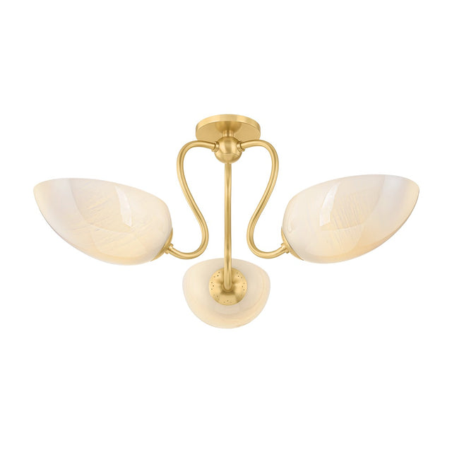 Reva Outdoor (Damp) Semi-Flush Mount Ceiling Light by Mitzi
