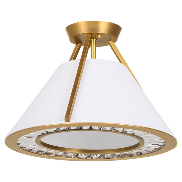 Gorham Outdoor (Damp) Semi Flush Mount Light by Quorum