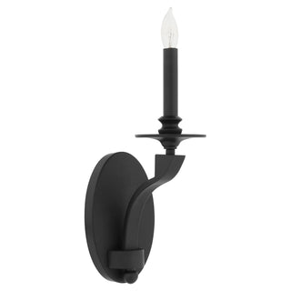 Buy matte-black Chantelle Outdoor (Damp) Sconce by Quorum