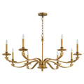 Chantelle Outdoor (Damp) Chandelier by Quorum