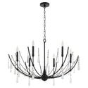 Eloise Outdoor (Damp) Chandelier by Quorum