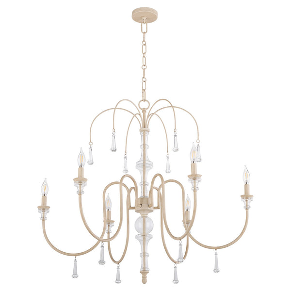 Clasica Outdoor (Damp) Chandelier by Quorum