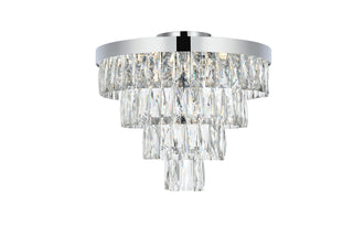Buy chrome-and-clear-shade Josephine Flush Mount Ceiling Light by Elegant Lighting
