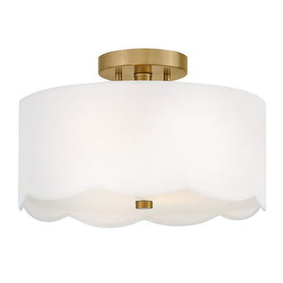 Buy lacquered-brass Bliss Flush Mount Ceiling Light by Lark