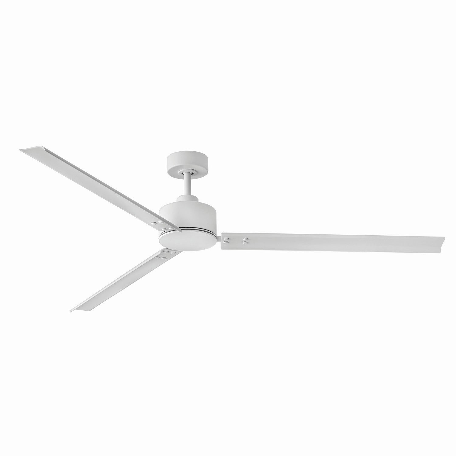 Indy Ceiling Fan by Hinkley – Size: 72.00"L x 72.00"W x 12.75"H – Finish: Matte White Finish with Matte White Blades – Hinkley-907972FMW-NWD