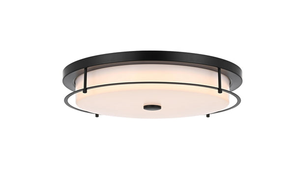 Kolson Outdoor (Damp) Flush Mount Ceiling Light by Elegant Lighting