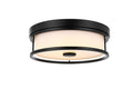 Kolson Outdoor (Damp) Flush Mount Ceiling Light by Elegant Lighting