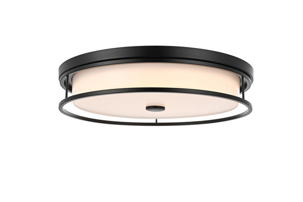 Kolson Outdoor (Damp) Flush Mount Ceiling Light by Elegant Lighting