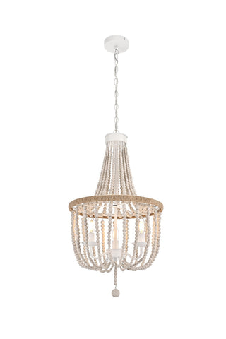 Buy antique-white Jolie Pendant by Elegant Lighting