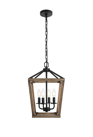 Buy brown Gage Pendant by Elegant Lighting