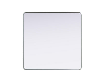 Remy Mirror by Elegant Lighting – Size: 48.00"W x 48.00"H – Finish: Silver – Elegant Lighting-MR8A4848SIL