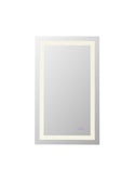 Riven LED Mirror by Elegant Lighting