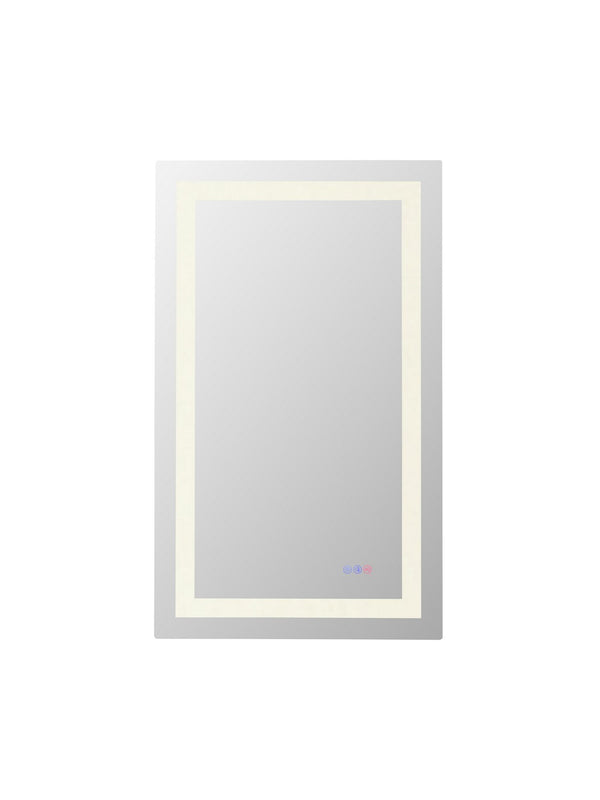 Riven Outdoor (Damp) Mirror by Elegant Lighting