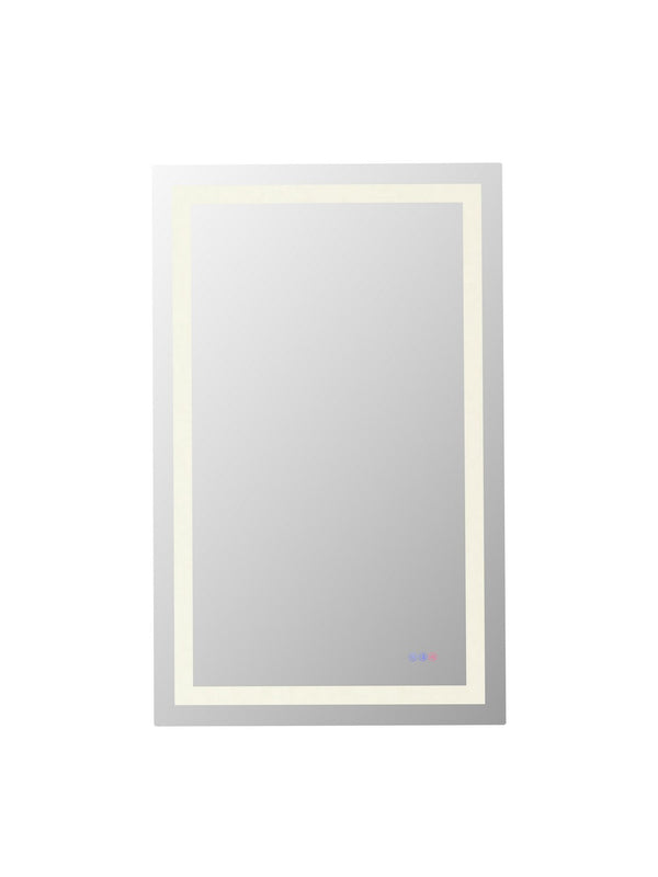 Riven LED Mirror by Elegant Lighting