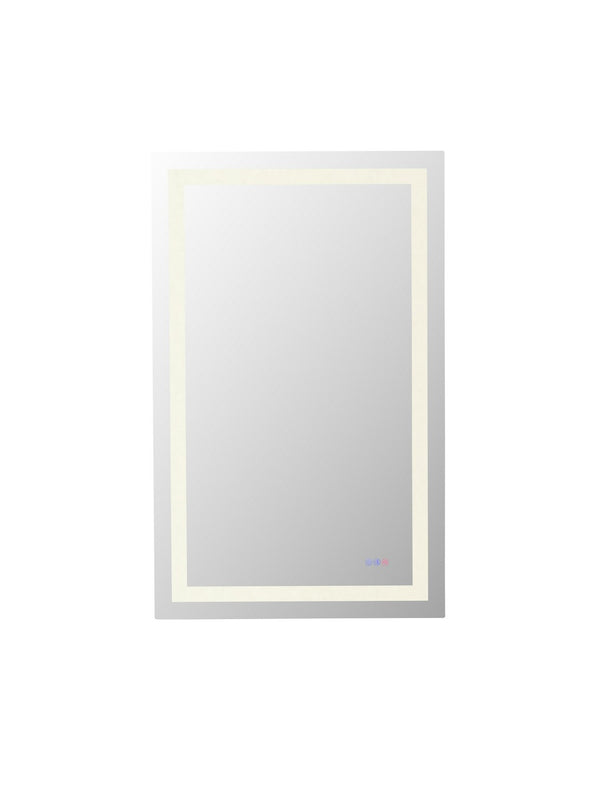 Riven LED Mirror by Elegant Lighting
