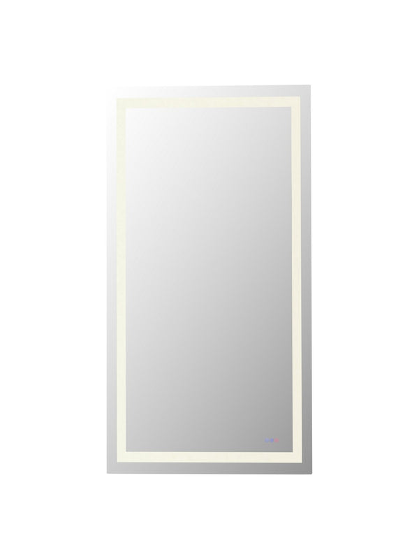 Riven LED Mirror by Elegant Lighting