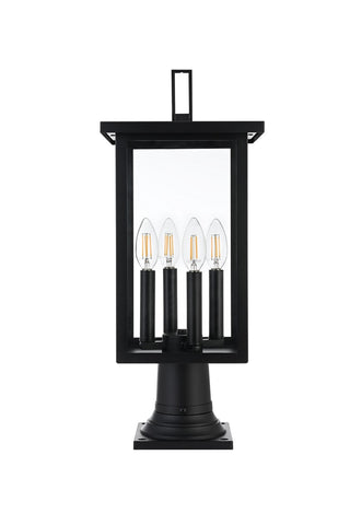 Sheridan Outdoor (Wet) Post Lantern by Elegant Lighting