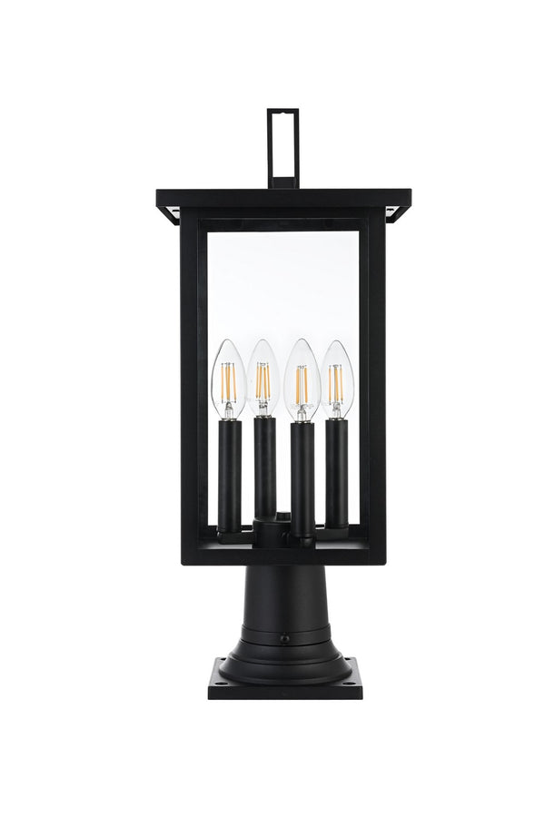 Sheridan Outdoor (Wet) Post Lantern by Elegant Lighting