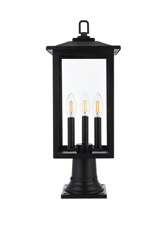 Carlisle Outdoor (Wet) Post Lantern by Elegant Lighting
