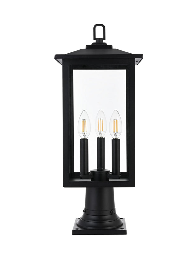 Carlisle Outdoor (Wet) Post Lantern by Elegant Lighting