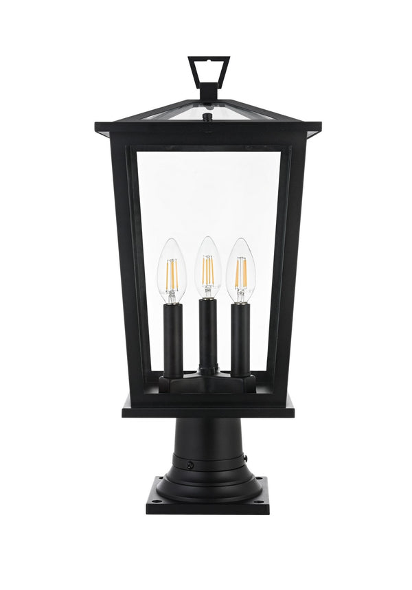 Cayman Outdoor (Wet) Post Lantern by Elegant Lighting