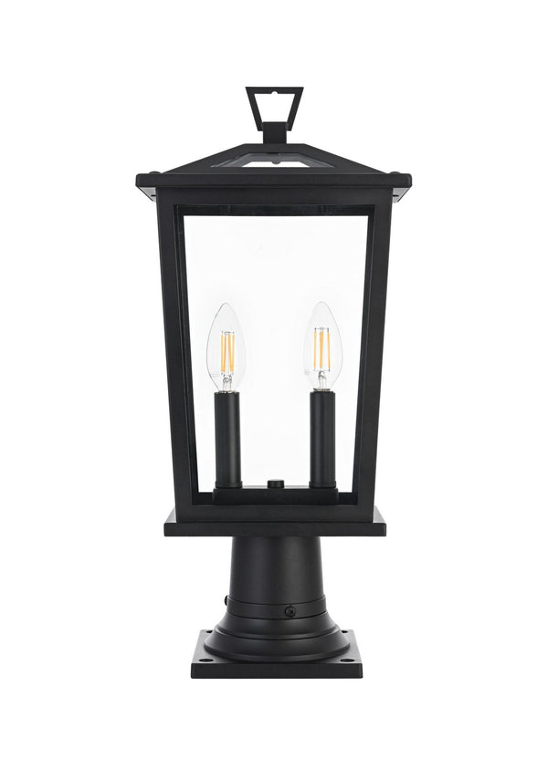 Berks Outdoor (Wet) Post Lantern by Elegant Lighting
