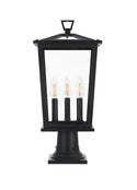 Berks Outdoor (Wet) Post Lantern by Elegant Lighting