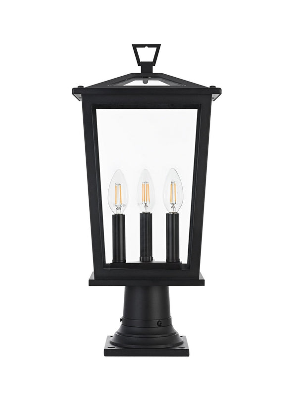 Berks Outdoor (Wet) Post Lantern by Elegant Lighting