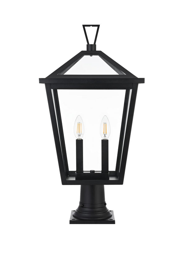 Frankford Outdoor (Wet) Post Lantern by Elegant Lighting