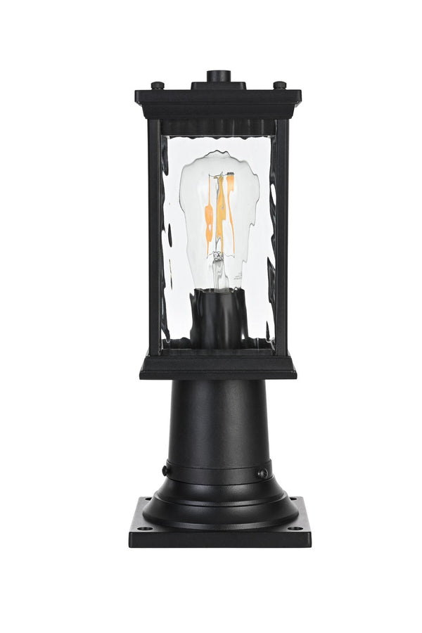 Mascher Outdoor (Wet) Post Lantern by Elegant Lighting