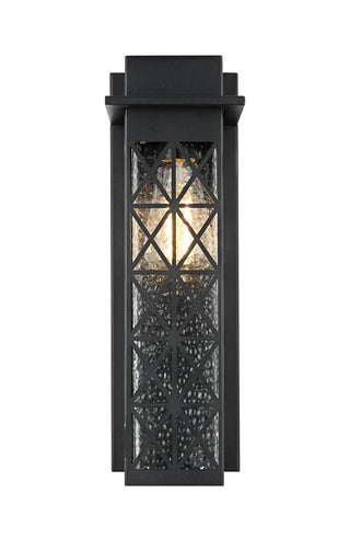Buy black-with-clear-glass-and-clear-seedy-shade Wildey Outdoor (Wet) Wall Lanterns by Elegant Lighting