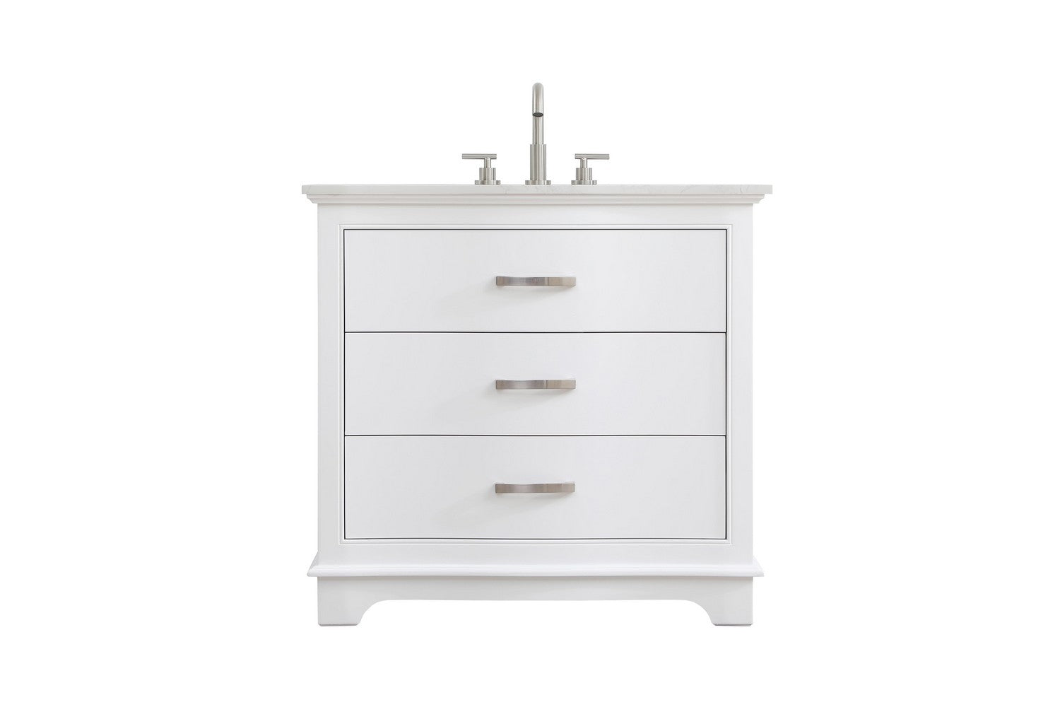 KNOX Vanity by Elegant Lighting – Lights: One Light (36.00"L x 36.00"W x 22.00"H) – Finish: White – Elegant Lighting-VF10236WH