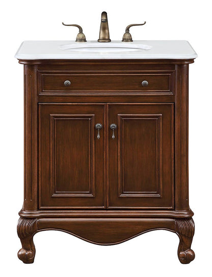 Berkshire Vanity by Elegant Lighting – Lights: One Light (30.00"L x 22.00"W x 35.00"H) – Finish: Brown – Elegant Lighting-VF-1032-VW