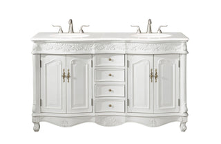 Buy antique-white Windsor Vanity by Elegant Lighting