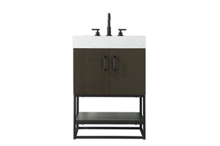 Buy mocha-brown Caroline Vanity by Elegant Lighting