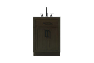 Buy mocha-brown Alden Vanity by Elegant Lighting