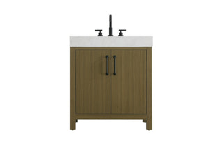 Buy chestnut-brown Nathan Vanity by Elegant Lighting