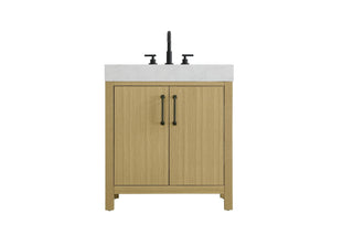 Buy honey-brown Nathan Vanity by Elegant Lighting