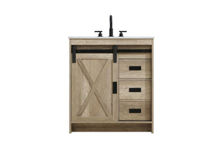 Buy natural-oak Austin Vanity by Elegant Lighting
