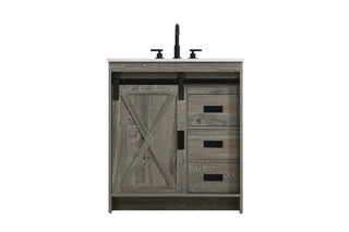 Buy rustic-grey Austin Vanity by Elegant Lighting