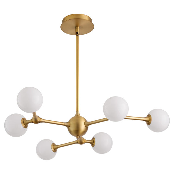 Orbe Outdoor (Damp) Chandelier by Quorum