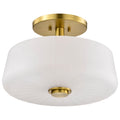 Lune Semi-Flush Mount Ceiling Light by Nuvo Lighting