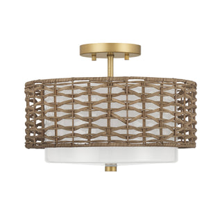 Laila Semi-Flush Mount Ceiling Light by Hunter